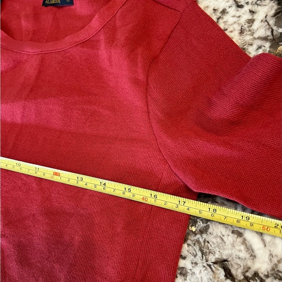 Medium New AlaMode Knit Tunic Top Sweater Long Sleeve Blouse Women’s Misses - Picture 4 of 7